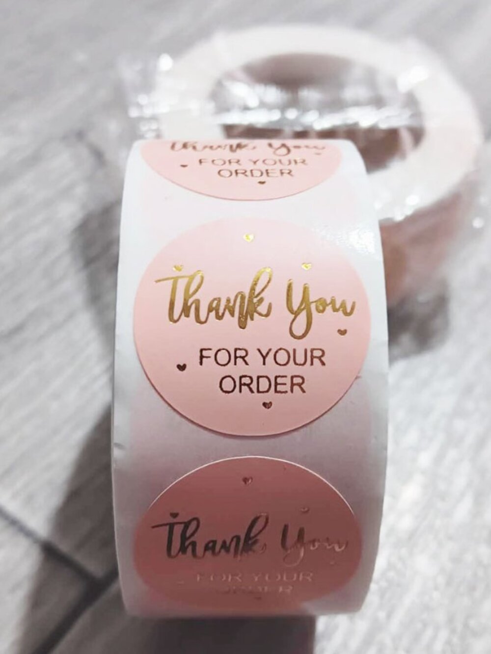 500pcs/roll Thank you Stickers